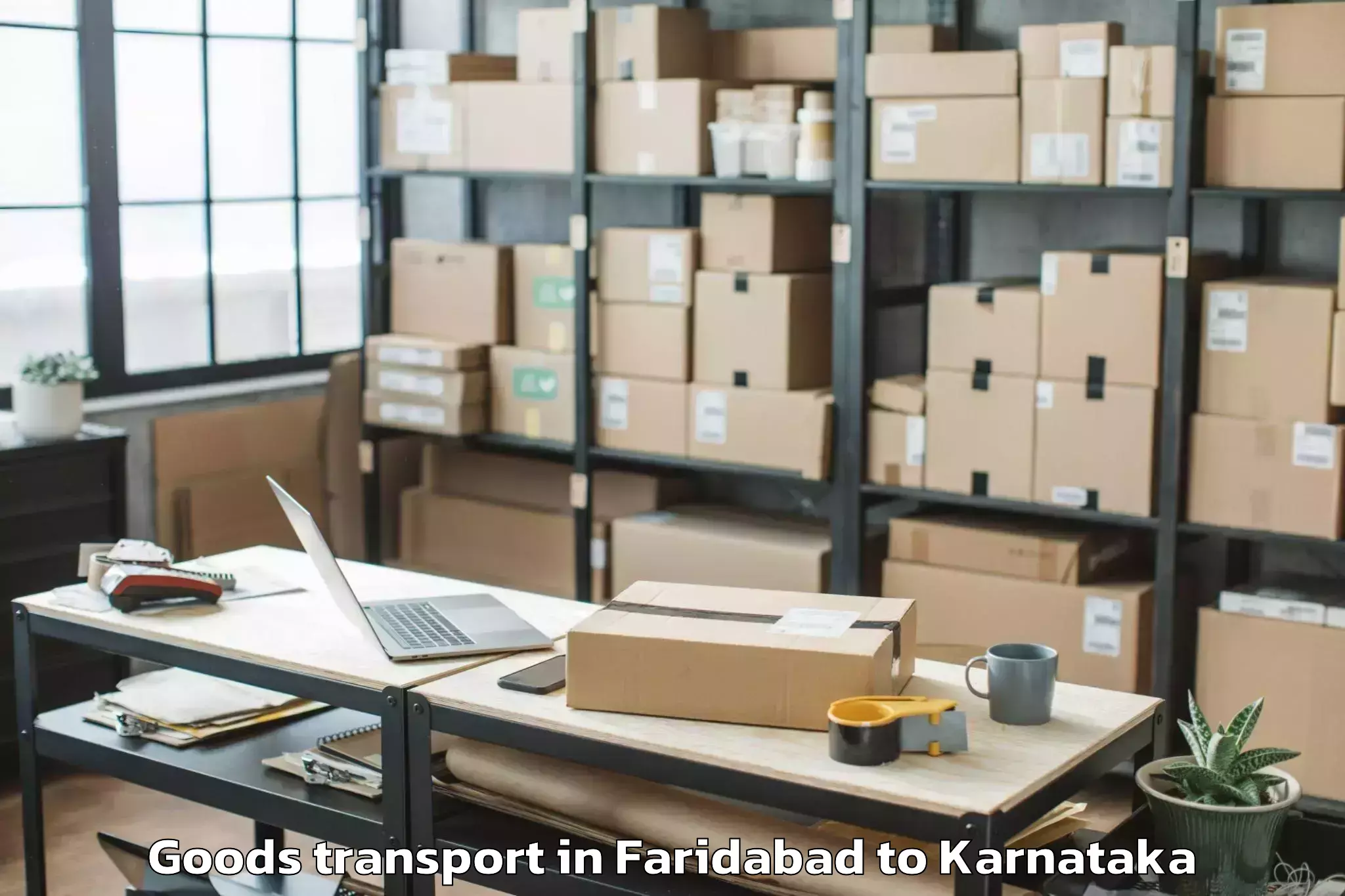 Easy Faridabad to Murdeshwar Goods Transport Booking